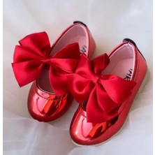 Sy Store Kız Çocuk Fiyonklu Babet Ayakkabı