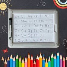 By Nevser 32 Farklı Etkinlikli Kalem ve Silgi Hediyeli Eğitici Sihirli Etkinlik Tahtası