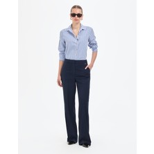 Pierre Cardin Kadın Lacivert Palazzo Kumaş Pantolon 50319006-VR033