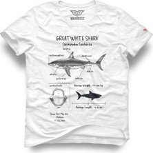 Tarrzzcom Unisex Regular Tasarım Tshirt Great Shark