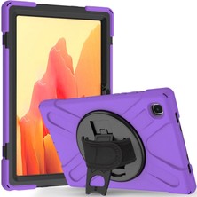 Hayat Store Samsung Galaxy T220 Tab A7 Lite 8.7 Kılıf Amazing Tablet Kapak - Mor