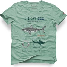 Tarrzzcom Unisex Regular Tasarım Tshirt Great Shark