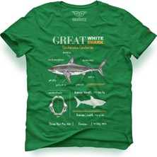 Tarrzzcom Unisex Regular Tasarım Tshirt Great Shark