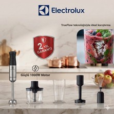 Electrolux 1000W Paslanmaz Çelik El Blender Seti E5HB2-8SS Çırpıcı Doğrayıcı Patates Ezici Beher Dahil Komple Set