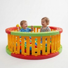 Exectus Dev Yuvarlak Top Havuzu ve Oyun Çiti Anaokulu Kreş Tipi Aktivite Alanı