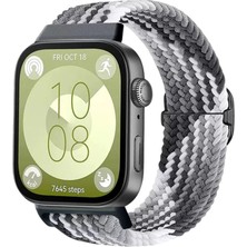 Hayat Store Huawei Fit 4  Kordon (Saat Değildir) - Gri-Siyah