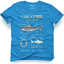 Tarrzzcom Unisex Regular Tasarım Tshirt Great Shark