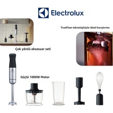 Electrolux E5HB2-8SS Create 5 El Blender Seti 1000W Paslanmaz Çelik Truflow Teknolojili Çırpıcı Doğrayıcı Set