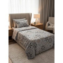 Tekstil Vagonu Tek Kişilik Lastikli Nevresim Takımı 2 Yastık Kılıflı Yumuşak Dokulu