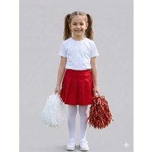 Sibel Günay Butik Kırmızı - Beyaz Gösteri Ponponu 2’li Set – 23 Nisan, 19 Mayıs, 29 Ekim Okul Gösteri Ponponu