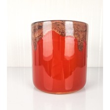 Emel Ceramics Vesta – Işıltı Serisi El Yapımı Seramik Kupa, Minimal Form, Latte & Filtre Kahve İçin, 330 ml