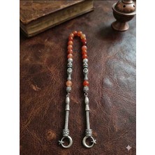 Milenyum Doğaltaş Akik Zaza Tesbih