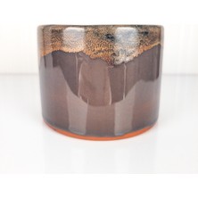 Emel Ceramics Diana – Işıltı Serisi El Yapımı Seramik Espresso & Filtre Kahve Kupası, Modern Form, 240 ml