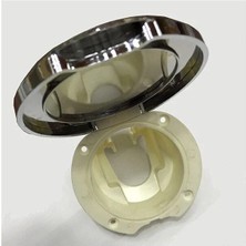 DRT Duş Yuvası Yan Montaj Krom Kapaklı