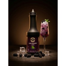 Karadut Meyve Püresi (Black Mulberry) (Frozen) Yüksek Meyve Aroması 1150GR
