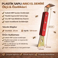 Aksaray Arıcılık Plastik Saplı Arıcı El Demiri Kovan Açma Aparatı Profesyonel Arıcılık Ekipmanı