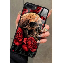 Snacase Apple iPhone 7 Plus Uyumlu Kurukafa Posteri Tasarımlı Parlak Silikon Kılıf