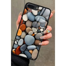 Snacase Apple iPhone 7 Plus Uyumlu Renkli Taş Tasarımlı Parlak Silikon Kılıf