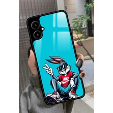 Snacase Omix X3 Uyumlu Bugs Bunny Tasarımlı Parlak Silikon Kılıf