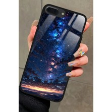 Snacase Apple iPhone 7 Plus Uyumlu Soyut Sanat Tasarımlı Parlak Silikon Kılıf