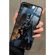 Snacase Apple iPhone 8 Plus Uyumlu Batman Tasarımlı Parlak Silikon Kılıf