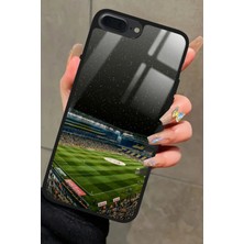 Snacase Apple iPhone 8 Plus Uyumlu Stadyum Tasarımlı Parlak Silikon Kılıf