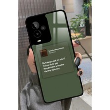 Snacase General Mobile Gm 24 Pro Uyumlu Şarkı Sözü Tasarımlı Parlak Silikon Kılıf