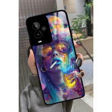 Snacase General Mobile Gm 24 Pro Uyumlu Tablo Tasarımlı Parlak Silikon Kılıf