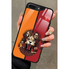 Snacase Apple iPhone 8 Plus Uyumlu Aslan Tasarımlı Parlak Silikon Kılıf
