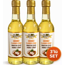Naturello Kahve ve Kokteyl Şurubu Hindistan Cevizi Aromalı 300 ml x 3 Adet