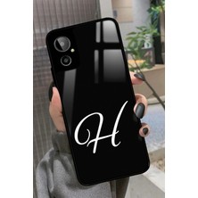 Snacase General Mobile Gm 23 Se Uyumlu H Harfi Yazılı Parlak Silikon Kılıf
