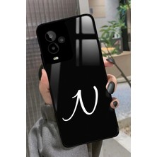 Snacase General Mobile Gm 24 Pro Uyumlu N Harfi Yazılı Parlak Silikon Kılıf