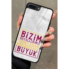 Snacase Apple iPhone 7 Plus Uyumlu Taraftar Sözü Yazılı Parlak Silikon Kılıf