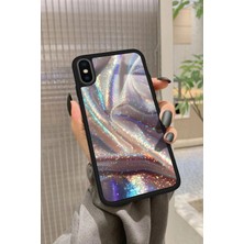 Snacase Apple iPhone Xs Max Uyumlu Sim Tasarımlı Parlak Silikon Kılıf