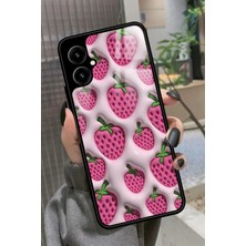 Snacase Omix X3 Uyumlu Çilek Tasarımlı Parlak Silikon Kılıf
