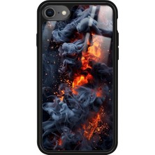 Snacase Apple iPhone 7 Uyumlu Soyut Sanat Tasarımlı Parlak Silikon Kılıf