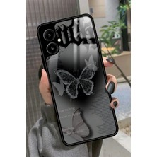 Snacase Omix X5 Uyumlu Kelebek Tasarımlı Parlak Silikon Kılıf