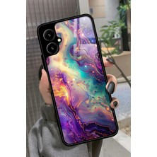 Snacase Omix X5 Uyumlu Karışık Mermer Tasarımlı Parlak Silikon Kılıf