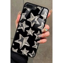 Snacase Apple iPhone 7 Plus Uyumlu Yıldız Tasarımlı Parlak Silikon Kılıf