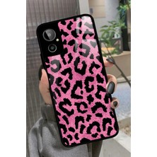 Snacase General Mobile Gm 23 Se Uyumlu Pembe Leopar Tasarımlı Parlak Silikon Kılıf