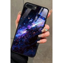 Snacase Apple iPhone 8 Plus Uyumlu Soyut Sanat Tasarımlı Parlak Silikon Kılıf