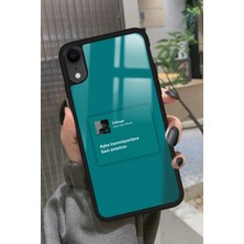 Snacase Apple iPhone Xr Uyumlu Şarkı Sözü Tasarımlı Glossy Silikon Kılıf