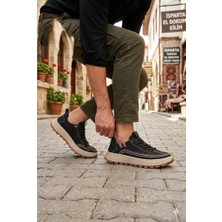 Guja 26Y514 Rahat Hafif Taban Tekstil Lastik Bağcıklı Sneaker Erkek Ayakkabı