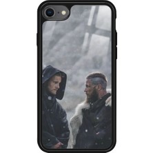 Snacase Apple iPhone 8 Uyumlu Vikings Tasarımlı Parlak Silikon Kılıf