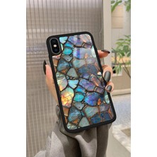 Snacase Apple iPhone x Uyumlu Renkli Taş Tasarımlı Glossy Silikon Kılıf