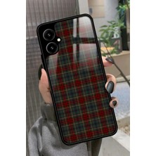 Snacase Omix X5 Uyumlu Bordo Kare Tasarımlı Parlak Silikon Kılıf