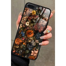 Snacase Apple iPhone 7 Plus Uyumlu Karışık Çiçek Tasarımlı Parlak Silikon Kılıf