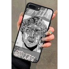 Snacase Apple iPhone 8 Plus Uyumlu Tablo Tasarımlı Parlak Silikon Kılıf
