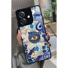 Snacase Oppo A3 5g Uyumlu Nazar Boncuğu Tasarımlı Parlak Silikon Kılıf