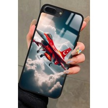 Snacase Apple iPhone 7 Plus Uyumlu Türk Bayrağı Tasarımlı Parlak Silikon Kılıf
